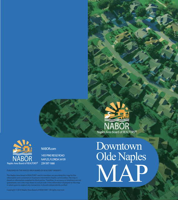 Downtown Olde Naples - South map