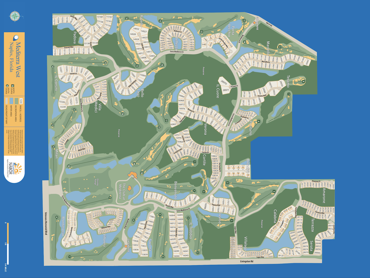 Mediterra West map