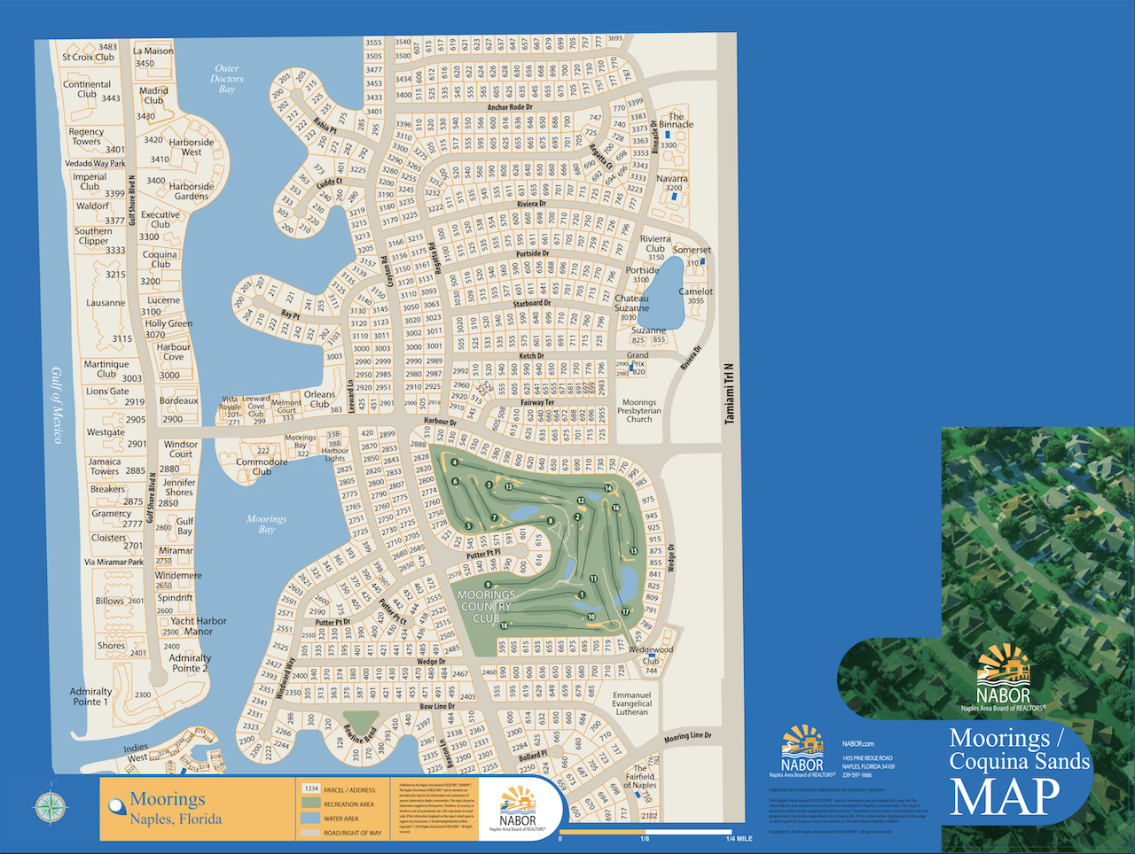 Moorings map