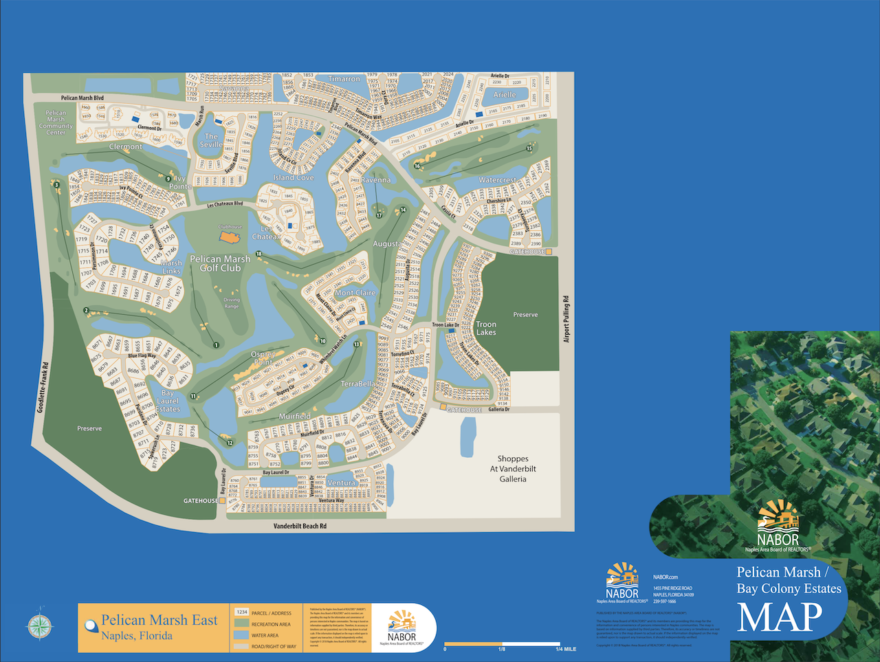 Pelican Marsh East map